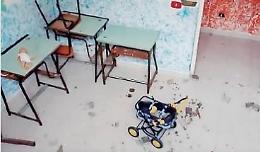Vandali in azione al “Livatino”: vetri rotti e ludoteca imbrattata