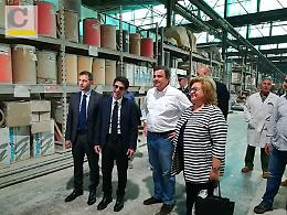 Saxa Gres e Saxa Grestone: i due siti industriali visitati dal ministro Calenda