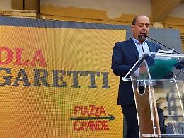 "Piazza Grande", Zingaretti: "Riusciremo a mandare a casa il governo"