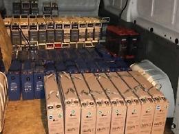 Scacco alla banda delle batterie rubate: colpo sfumato e due denunciati