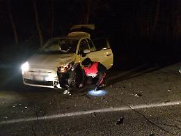 Incidente stradale: tre i mezzi coinvolti. Ferita una giovane