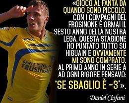 Ciofani pazzo per il fantacalcio: il capitano punta su Higuain e...Daniel!