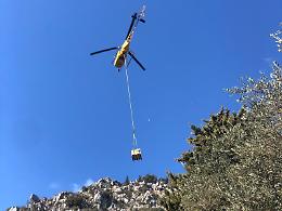 Sora, allarme per un elicottero in volo sul centro. Ma erano lavori programmati