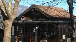 Il vento non ha risparmiato lo storico Chalet. Danni per migliaia di euro