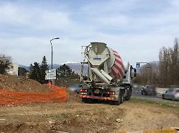 Frosinone, rotatorie: nuova installazione sulla Monti Lepini