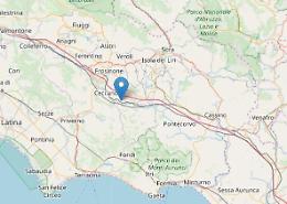 Terremoto, leggera scossa nella notte in Ciociaria. Localizzato l'epicentro