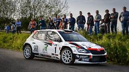Rally Terra di Argil in rampa di  lancio