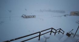 Meteo, nevica sulle montagne della Ciociaria: caduti oltre 15 centimetri di neve
