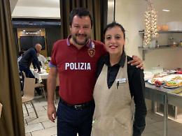 Matteo Salvini fa tappa a Frosinone: il Ministro dell'Interno all'Hotel Testani