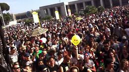 Va a Roma per la "Million marijuana march": arrestato per spaccio di droga