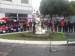 Cassino: inaugurata stamattina la statua dell'orso Wojtek