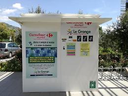 Economia circolare: al centro commerciale Le Grange inaugura "l'ecocompattatore"