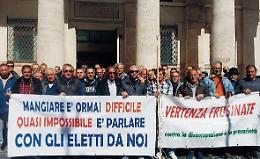 Frosinone, mobilit&agrave; e lavoro: oggi il sit in dei disoccupati