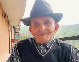 L'uomo più longevo del Lazio è ciociaro: nonno Domenico oggi compie 107 anni