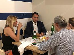 Frosinone, il ministro Di Maio a cena da Osteria Santa Lucia