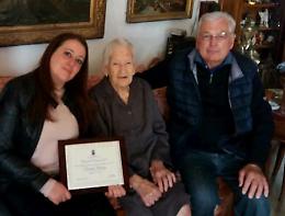 È morta la nonnina più longeva della Ciociaria: Loreta Mauti aveva 107 anni