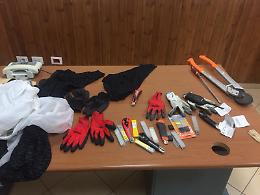 In viaggio con il kit del perfetto scassinatore: tre rumeni nei guai