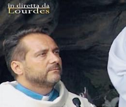 Don Benedetto in diretta da Lourdes su Tv2000: l'emozione dei fedeli