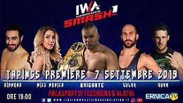 Al palasport di Tecchiena riprese tv per IWA Smash