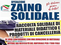 Solidarietà, a Sora torna lo 'zaino solidale': ecco l'appuntamento