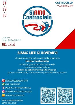 Castrocielo, nasce un nuovo gruppo di natura politico-culturale