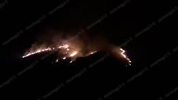 Incendio devastante parte dalla pianura di Amaseno e divora i monti