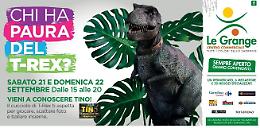 Aria di preistoria al centro "Le Grange": arriva "Tino", il cucciolo di T-Rex