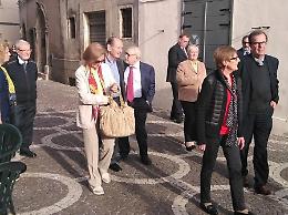 Il presidente della Corte Costituzionale Lattanzi visita la sua Ciociaria