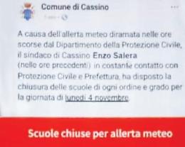 Scuole chiuse per allerta meteo, ma era una fake news. Il sindaco denuncia