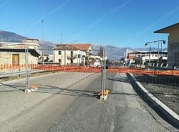 Sora, tratto di viale San Domenico chiuso per lavori: caos e polemiche
