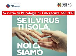 Coronavirus, Frosinone: la Asl attiva il servizio di psicologia di emergenza