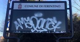 Ferentino, città imbrattata: giovane writer smascherato e denunciato