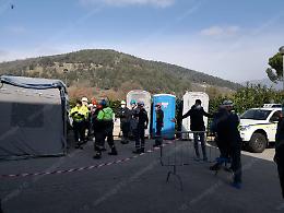 Coronavirus, Alatri: montate le tende per il pre-triage. Pronti all'emergenza