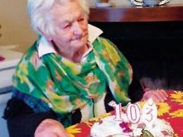 Super nonna Bernardina batte tutti. E spegne 103 candeline