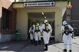 Covid-19 al Pronto Soccorso di Alatri: effettuata la sanificazione dai Vigili del Fuoco