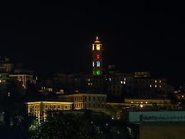 Frosinone, il Campanile di Santa Maria illuminato per l'identità del Paese