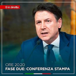 Coronavirus, fase 2: alle 20.20 il premier Conte svela le modalità. Le indiscrezioni