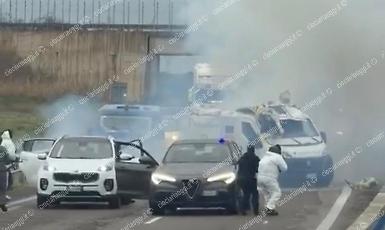 Assalto al portavalori: e il video diventa virale