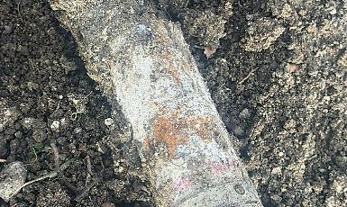 Ordigno bellico inesploso ritrovato in un campo