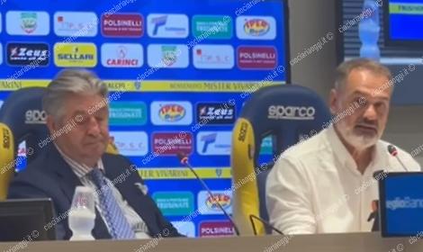 Frosinone Calcio, in corso la conferenza stampa di Guido Angelozzi