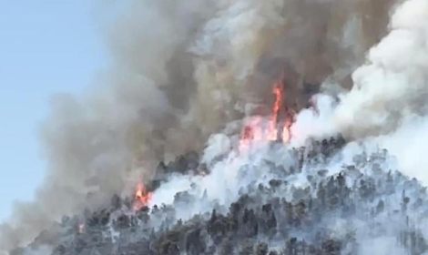 Incendio a Fumone, il sindaco rassicura: la rete idrica non ha subito danni