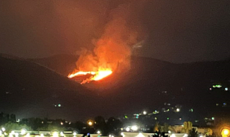 Ettari di verde a fuoco, domato l&rsquo;incendio