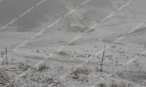 Prima nevicata della stagione a Campo Staffi