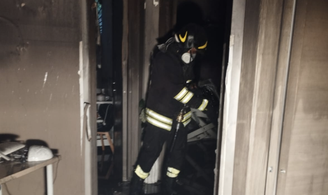 Incendio a Villa Latina