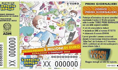 Lotteria Italia 2024, in Ciociaria vinti sei premi: distribuiti in totale 180.000 euro