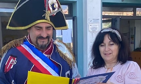 Il generale Championnet incontra gli alunni del plesso Cavoni