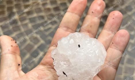 Maltempo, pioggia e grandine colpiscono la Ciociaria