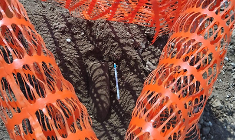 Lavori per la nuova mensa. Spunta un proiettile della seconda guerra mondiale