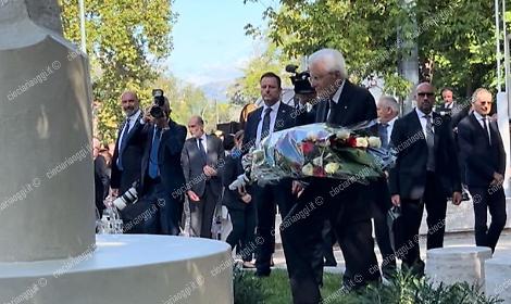 Il presidente della Repubblica Sergio Mattarella omaggia la memoria di Willy