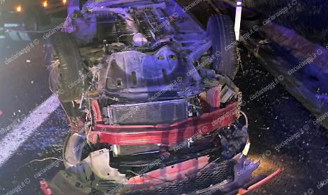 Grave incidente in A1 nella notte. Feriti due ragazzi